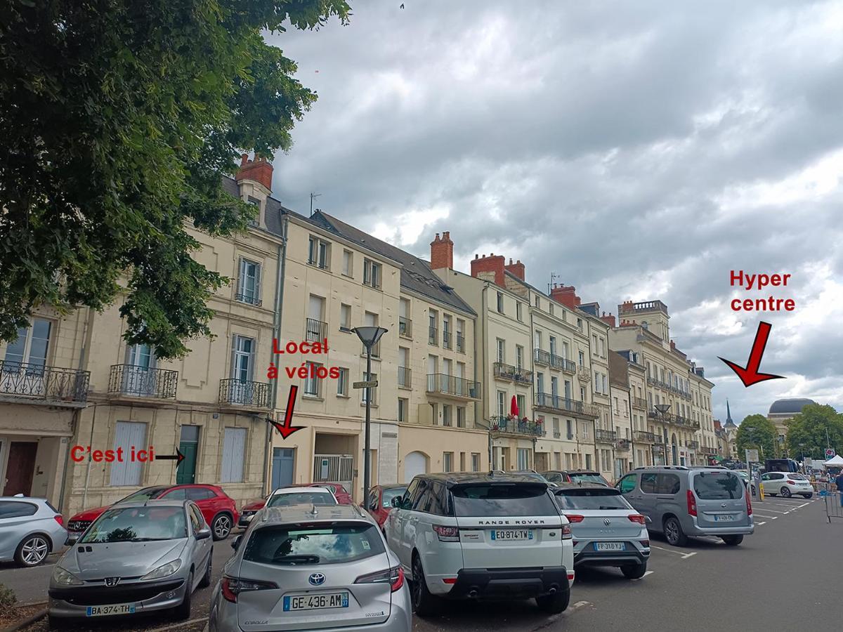 Balcon Sur Loire Local Velo Apartment Saumur Exterior foto